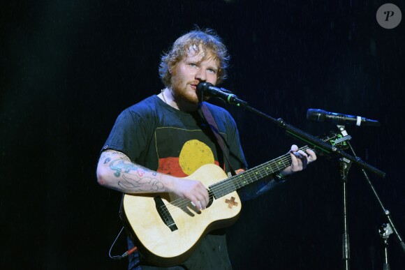 Ed Sheeran en concert à Sydney. Le 9 décembre 2015