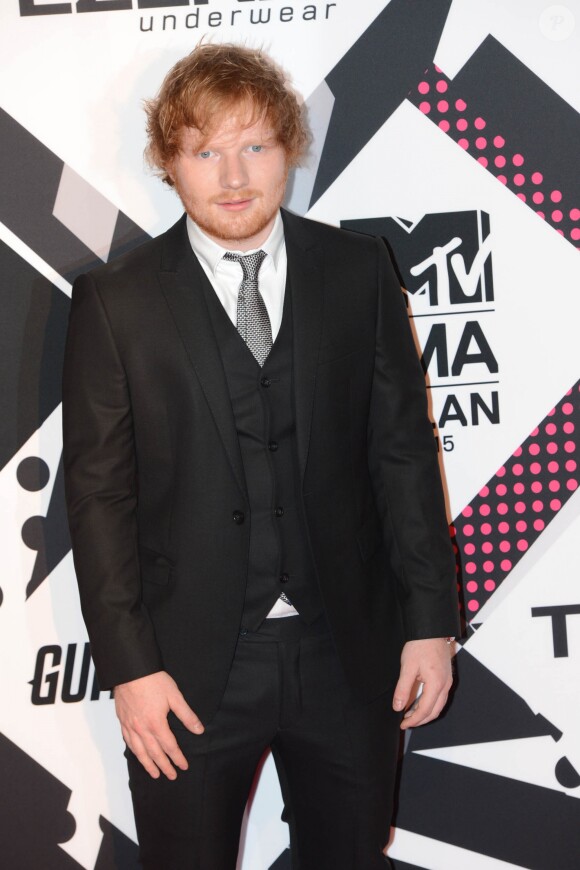 Ed Sheeran à la soirée «MTV EMA's 2015» à Milan, le 25 octobre 2015 © CPA/Bestimage