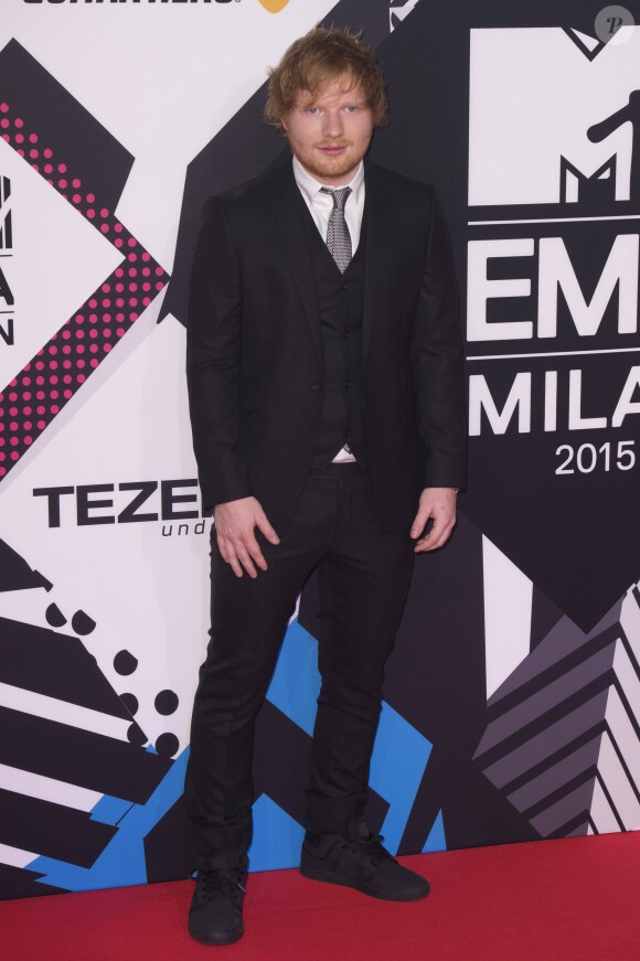 Ed Sheeran aux MTV Europe Music Awards 2015 au Mediolanum Forum à Milan, le 25 octobre 2015. © Agence/Bestimage