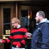 Exclusif - Ed Sheeran rencontre des fans à New York, le 12 Janvier 2017.