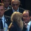 François Hollande, président de la République, lors du match d'ouverture du Mondial de handball 2017, France-Brésil (31-16), à l'AccorHotels Arena à Paris le 11 janvier 2017. © Cyril Moreau/Bestimage