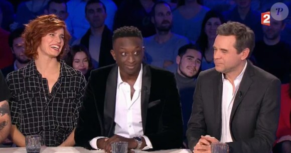 Fauve Hautot, Ahmed Sylla et Guillaume de Tonquéted - "ONPC", samedi 14 janvier 2017, France 2