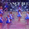 Les candidates lors de l'élection de Miss Prestige National 2017 au cabaret l'Ange Bleu à Gauriaguet près de Bordeaux le 14 janvier 2017. © Patrick Bernard / Bestimage
