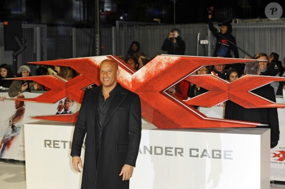 Vin Diesel - Avant-première du film xXx - Reactivated à Londres le 10 janvier 2017