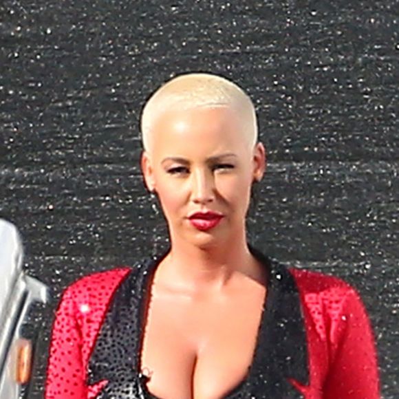 Amber Rose dans les studios de 'Dancing With The Stars' à Los Angeles, le 17 octobre 2016