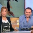 Yann Moix gaffe et révèle le sexe du bébé de Léa Salamé en direct dans "C à vous" sur France 5 le 9 janvier 2017.