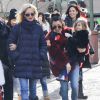 Exclusif -  Kris Jenner avec son compagnon Corey Gamble et Kourtney Kardashian avec sa fille Penelope font du shopping en compagnie de Melanie Griffith à Aspen le 30 décembre 2016