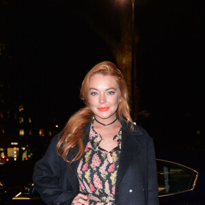 Lindsay Lohan à l'exposition de Mert Alas & Marcus Piggott à Londres, le 27 octobre 2016
