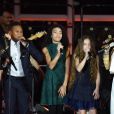 Angélique Kidjo et Kids United - Soirée de gala des 70 ans de l'UNICEF à New York le 12 décembre 2016.