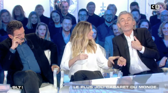 Clara Morgane tacle Enora Malagré, Gilles Verdez s'en mêle ! Le 21 janvier 2017 dans "Salut les Terriens !" sur C8.