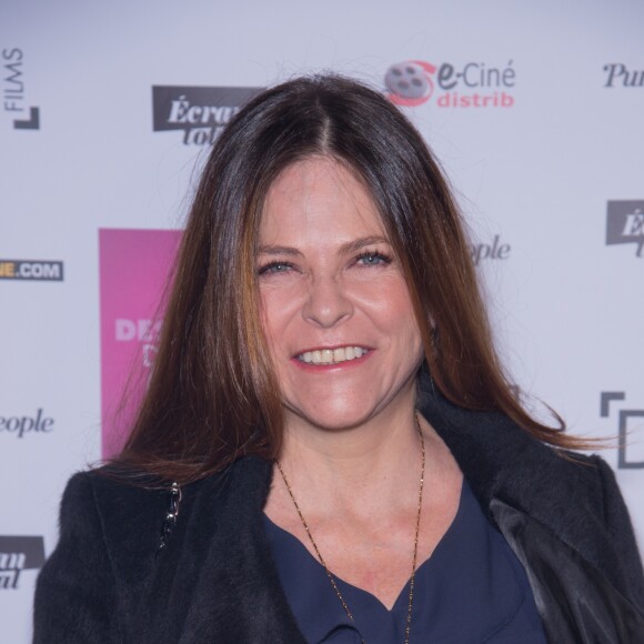 Charlotte Valandrey - Photocall lors de l'avant-première du film "Des amours, désamour" au cinéma Gaumont Opéra à Paris, le 1er février 2016.