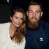Luka Karabatic et sa compagne Jeny Priez - Soirée Adidas à l'Arc à Paris, le 28 mai 2015.