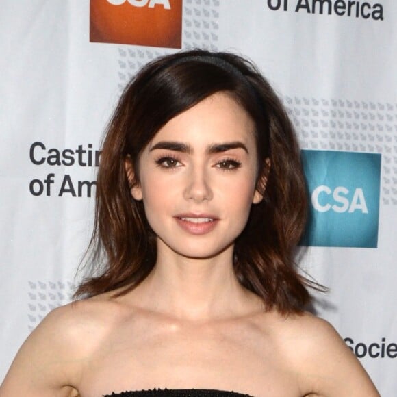 Lily Collins lors de la cérémonie annuelle des ''Artios Awards 2017'' à Beverly Hills, le 19 janvier 2017.