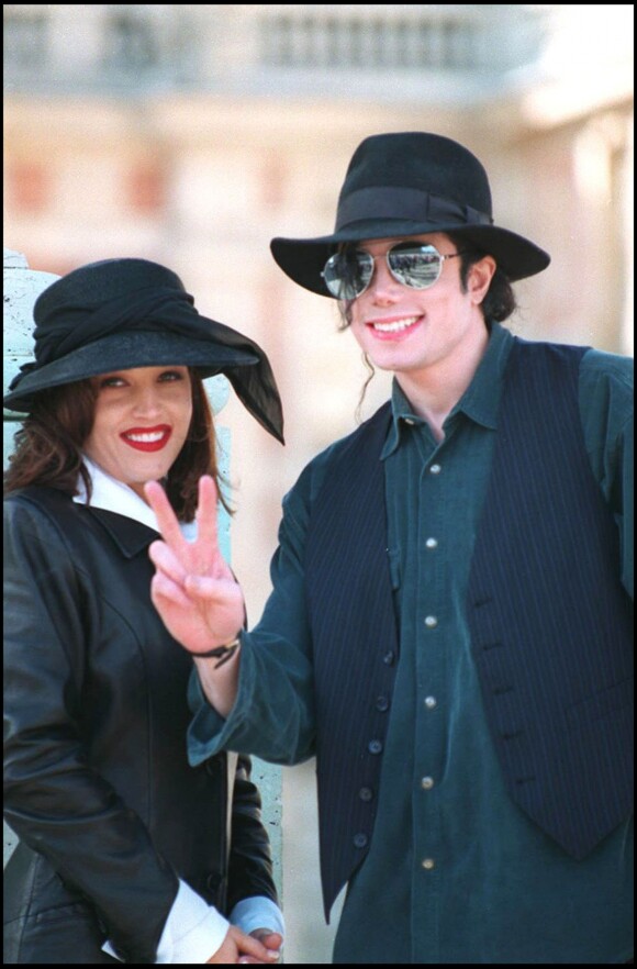Michael Jackson et Marie Lisa Presley à Versailles, le 5 septembre 1994