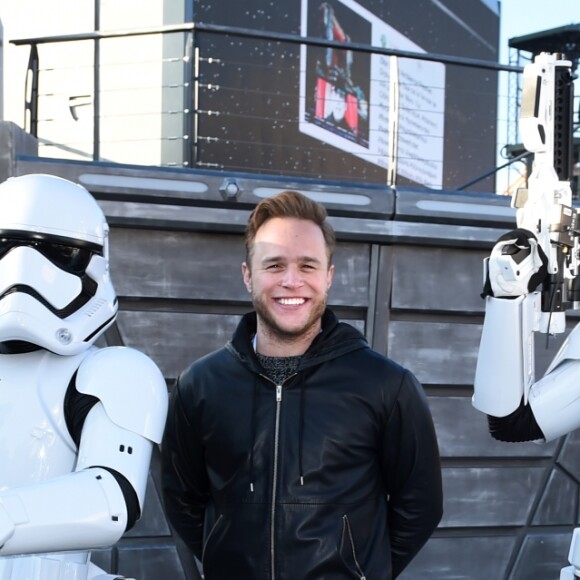 Olly Murs à Disneyland Paris pour "Star Wars : La Saison de la Force" le 21 janvier 2017