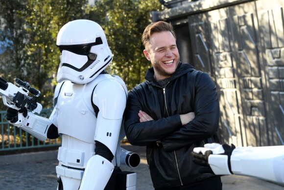 Olly Murs à Disneyland Paris pour "Star Wars : La Saison de la Force" le 21 janvier 2017