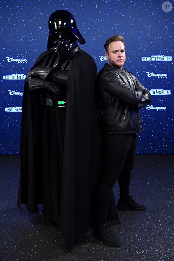 Olly Murs à Disneyland Paris pour "Star Wars : La Saison de la Force" le 21 janvier 2017
