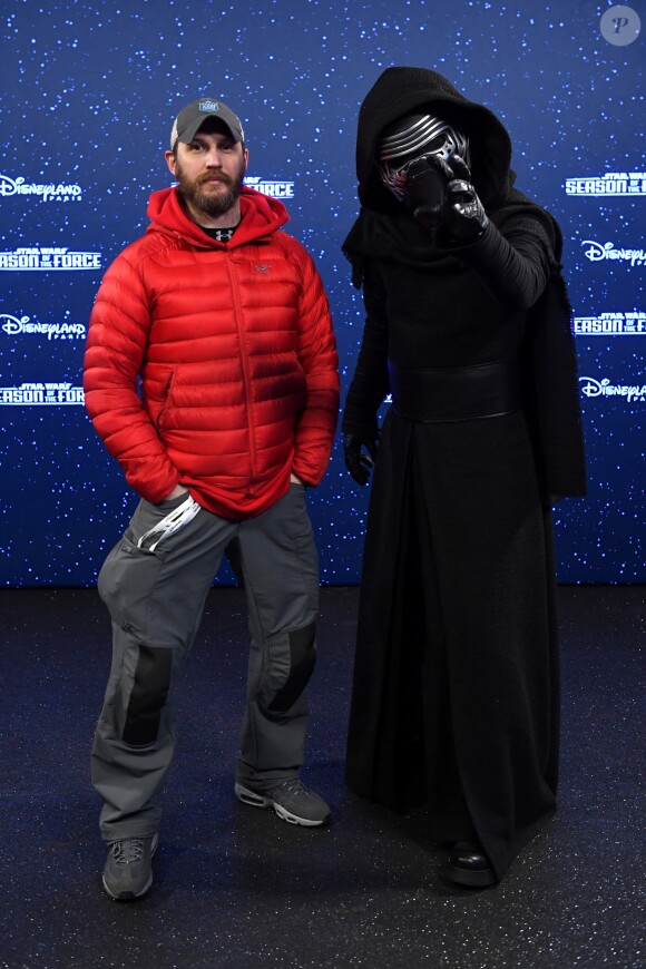 Tom Hardy à Disneyland Paris pour "Star Wars : La Saison de la Force" le 21 janvier 2017