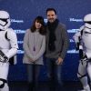 Christophe Michalak et son épouse Delphine McCarty à Disneyland Paris pour "Star Wars : La Saison de la Force" le 21 janvier 2017