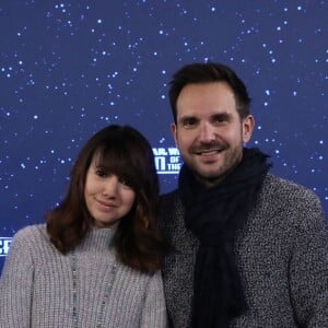 Christophe Michalak et son épouse Delphine McCarty à Disneyland Paris pour "Star Wars : La Saison de la Force" le 21 janvier 2017