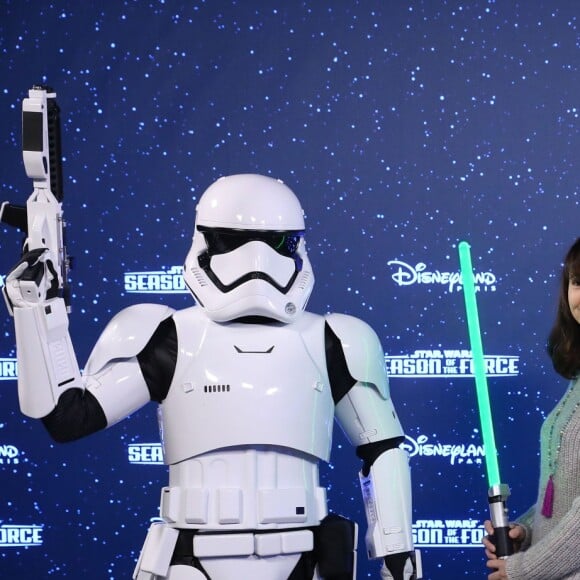 Ambiance - Les personnages de Star Wars font le show à Disneyland Paris pour "La Saison de la Force" le 21 janvier 2017