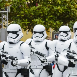 Ambiance - Les personnages de Star Wars font le show à Disneyland Paris pour "La Saison de la Force" le 21 janvier 2017