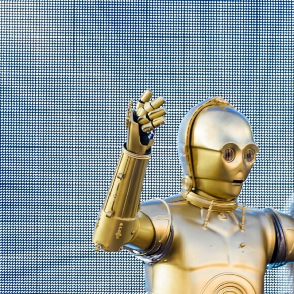 Ambiance - Les personnages de Star Wars font le show à Disneyland Paris pour "La Saison de la Force" le 21 janvier 2017