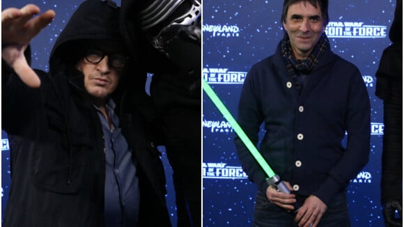 Les stars à la conquête de "La Saison de la Force" et des personnages de Star Wars à Disneyland Paris le 21 janvier 2017