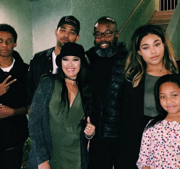Jordyn Woods, la meilleure amie de Kylie Jenner, a perdu son père. Photo de famille publiée sur Instagram au mois de janvier 2017