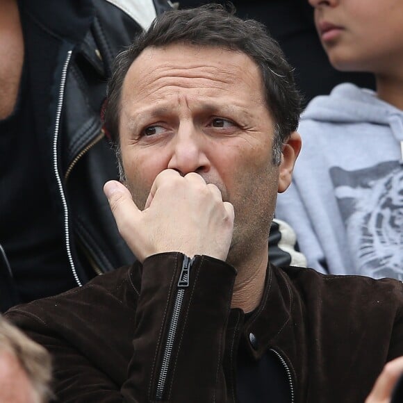 Arthur dans les tribunes de la finale homme des internationaux de France de Roland Garros à Paris le 5 juin 2016.