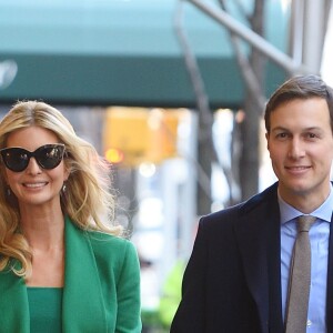 Ivanka Trump et son mari Jared Kushner dans la rue à New York, le 19 janvier 2017.