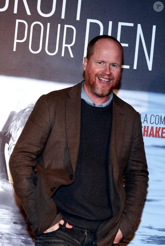 Le producteur, realisateur et scenariste americain Joss Whedon a l'avant-Premiere du film "Beaucoup de bruit pour rien" a l'UGC Normandie a Paris le 21 Janvier 2014.