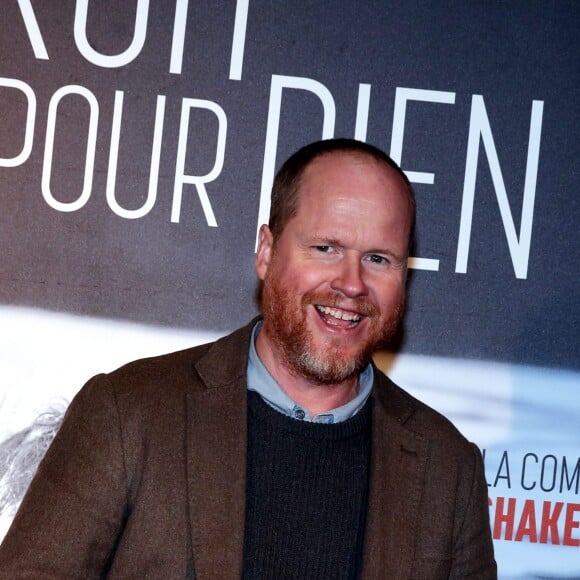 Le producteur, realisateur et scenariste americain Joss Whedon a l'avant-Premiere du film "Beaucoup de bruit pour rien" a l'UGC Normandie a Paris le 21 Janvier 2014.