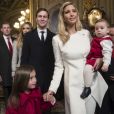 Ivanka Trump, son mari Jared Kushner et leurs enfants - Investiture du 45e président des Etats-Unis Donald Trump à Washington DC le 20 janvier 2017