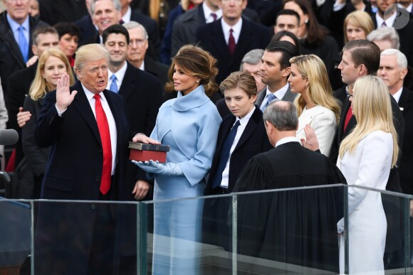 Investiture du 45e président des Etats-Unis Donald Trump à Washington DC le 20 janvier 2017
