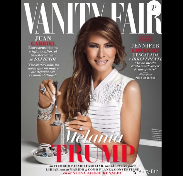 Couverture de l'édition mexicaine de "Vanity Fair"avec Melania Trump, numéro de février 2017.