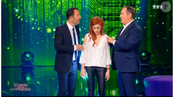 Anaïs Delva dans "Stars sous hypnose", le 28 janvier 2017 sur TF1.