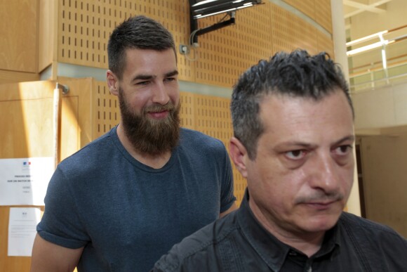 Luka Karabatic - Ouverture du procès du match de handball truqué devant le tribunal correctionnel de Montpellier le 15 juin 2015.