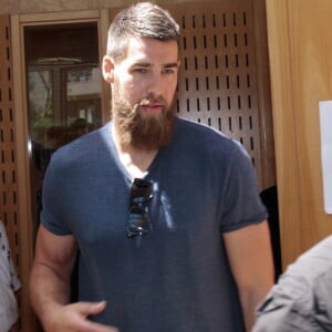 Luka Karabatic - Ouverture du procès du match de handball truqué devant le tribunal correctionnel de Montpellier le 15 juin 2015.