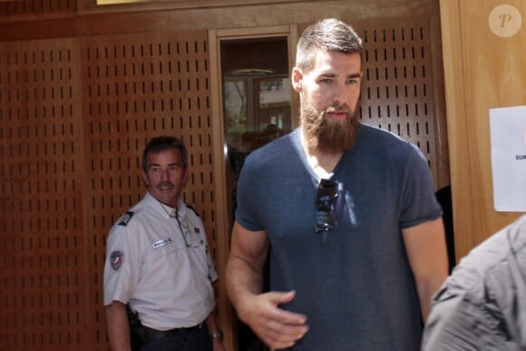 Luka Karabatic - Ouverture du procès du match de handball truqué devant le tribunal correctionnel de Montpellier le 15 juin 2015.