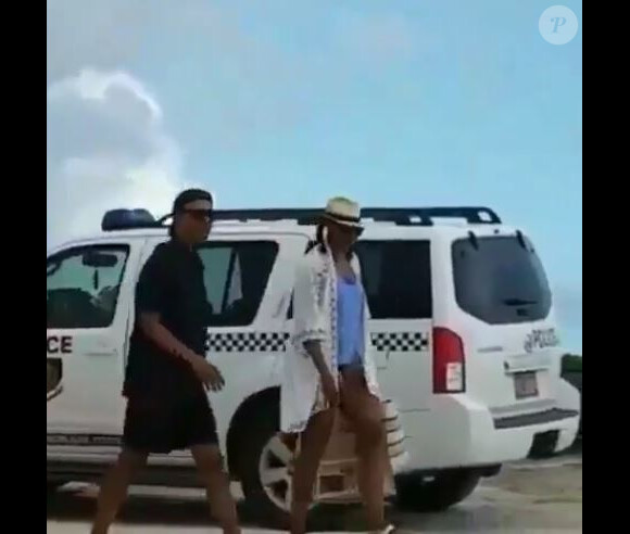 Le couple Obama en vacances dans les îles vierges américaines, le 1er février 2017