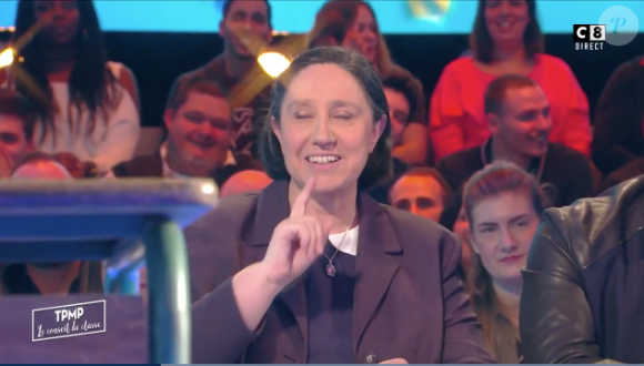 Danielle Moreau dans "Touche pas à mon poste" le 2 février 2017 sur C8.