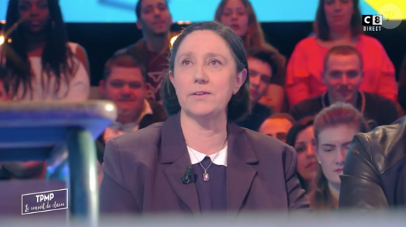 Danielle Moreau dans "Touche pas à mon poste" le 2 février 2017 sur C8.