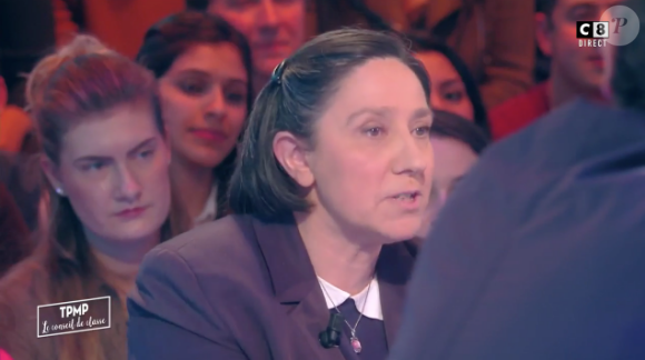 Danielle Moreau dans "Touche pas à mon poste" le 2 février 2017 sur C8.