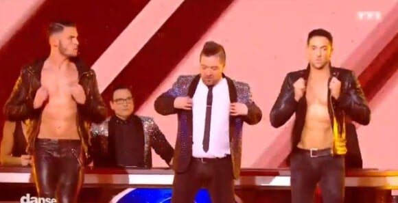 Baptiste Giabiconi, Chris Marques et Maxime Dereymez - "Danse avec les stars, le grand show", TF1, samedi 4 février 2017