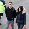 Cristiano Ronaldo et sa compagne Georgina Rodriguez arrivant à Zurich pour la soirée de remise des FIFA Awards le 9 janvier 2017.