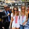 Poppy Delevingne et sa soeur Cara Delevingne au Grand Prix de formule 1 de Monaco le 24 mai 2015