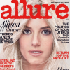 Allison Williams toute blonde en couverture du magazine Allure, au mois de février 2017
