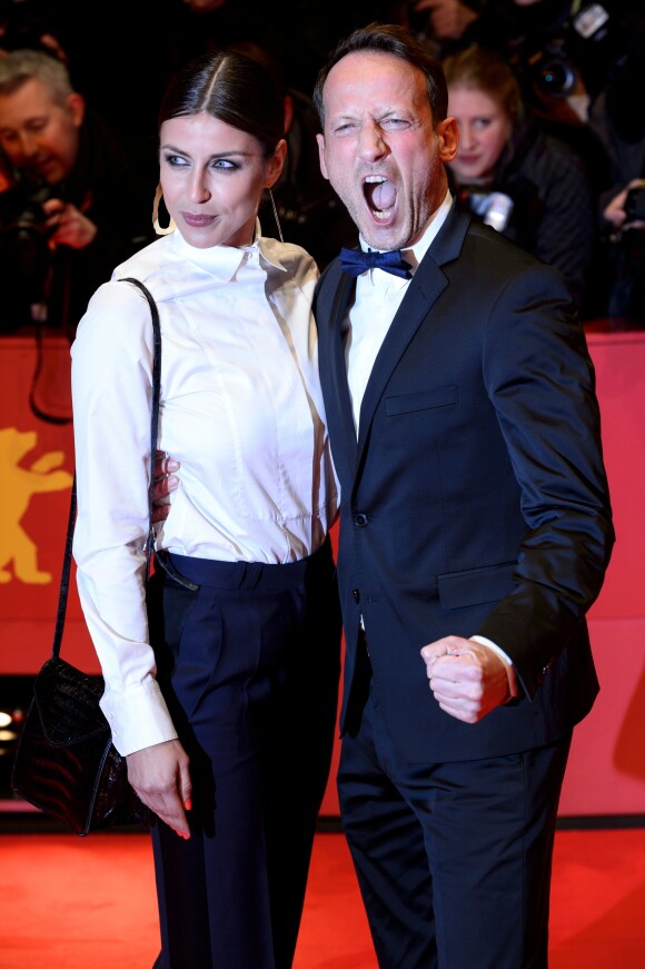 Wotan Wilke Möhring et Cosima Lohse lors de la première du film "Django" pendant l'ouverture du 67e Festival du Film International de Berlin, la Berlinale, le 9 février 2017.