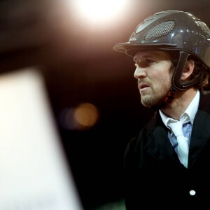 Guillaume Canet lors de la première journée du Longines Masters de Paris 2016 au parc des expositions de Villepinte le 1er décembre 2016. © Dominique Jacovides-Cyril Moreau/Bestimage